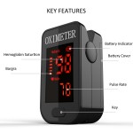 LED Display SP02 Fingertip Pulse Oximeter Blood Oxygen Saturation Monitor